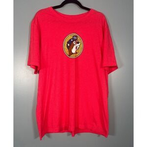 Bucc-ees Tennessee Guitar Beaver Graphic T Shirt Red Men's Size 2XL